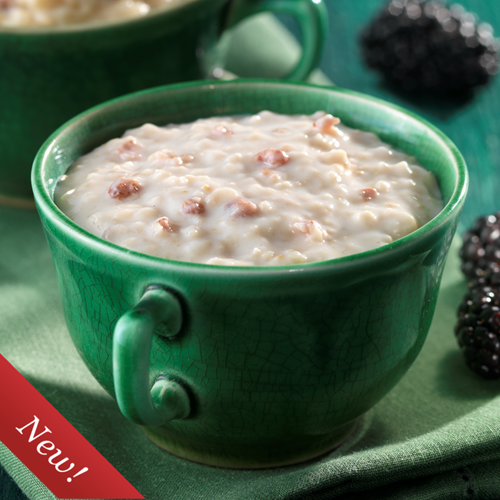 Strawberries and Cream Oatmeal – A delicious oatmeal made with strawberries, brown sugar, and cream.