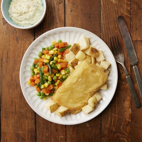 Image of Fish and Country Style Potatoes