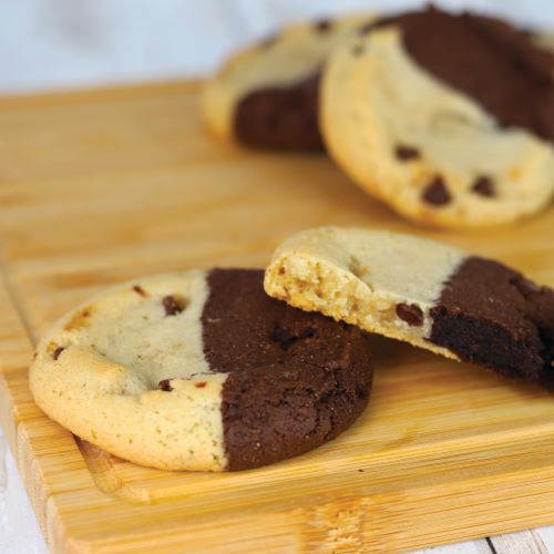 Image of Double Chocolate and  Chocolate Chip Cookies (10 Pack)