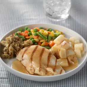 Chicken Breast with Gravy and Stuffing