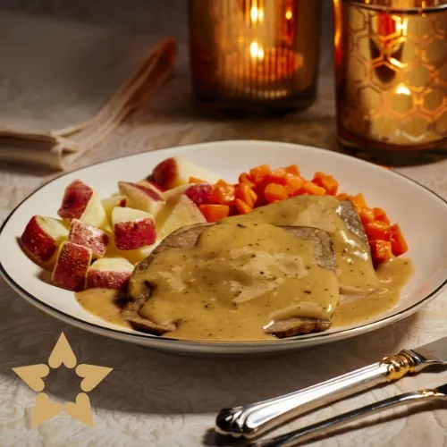 Roast Beef with Diane Sauce