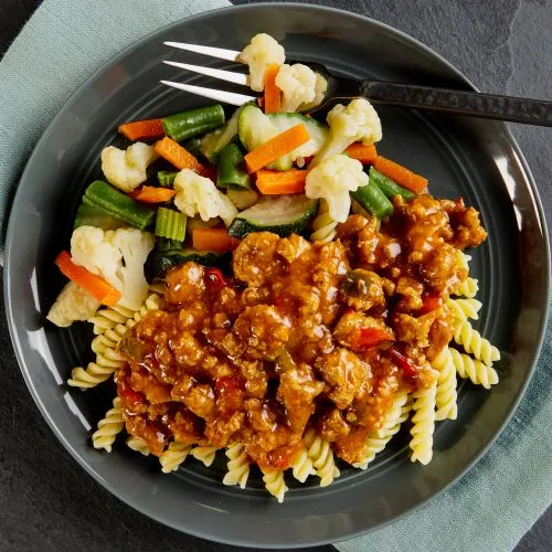 Slow Cooked Minced Pork Pasta