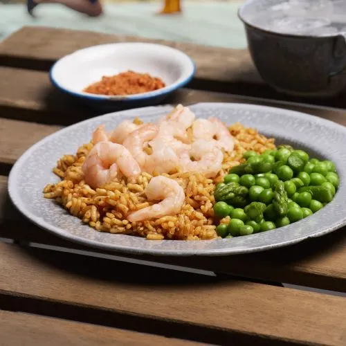Shrimp With Cajun Style Rice
