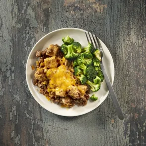 French Onion Beef and Potato Casserole