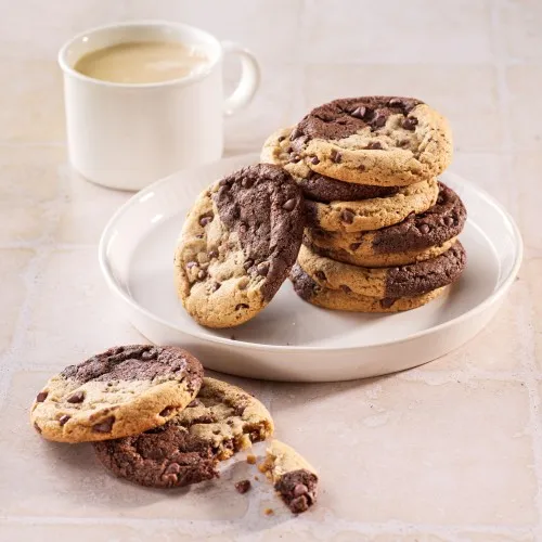 Double Chocolate and Chocolate Chip Cookies (10 Pack)
